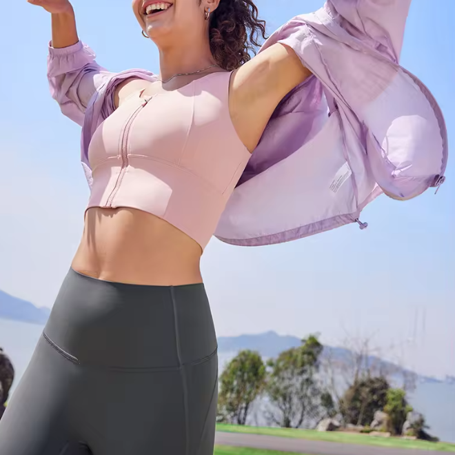 UPF50+ UV Protection Thin Breathable Sports Sunblock Clothing