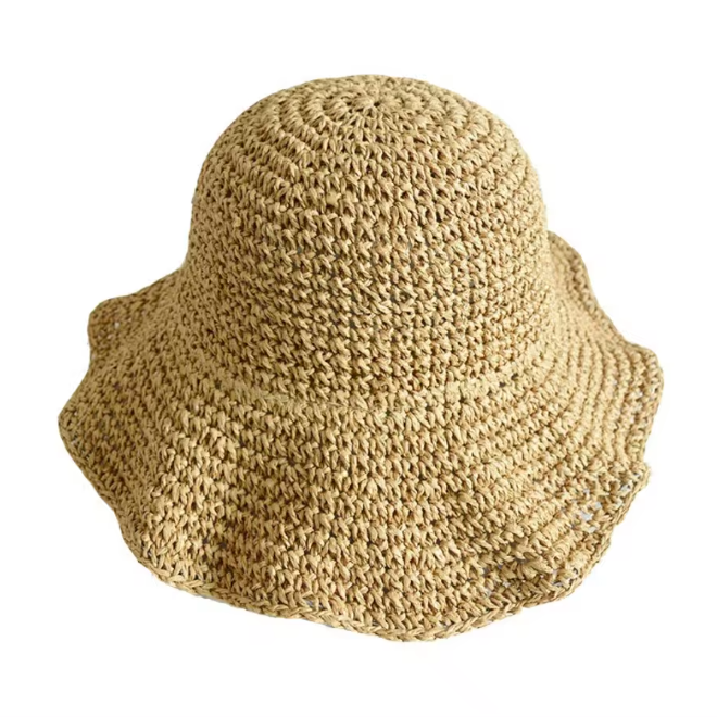 Foldable Woven Straw Hat