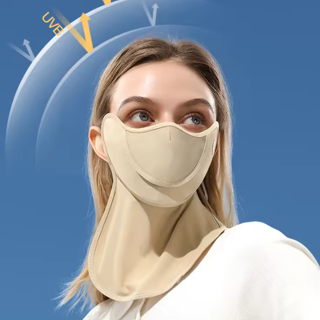 Sunscreen Neck Scarf Anti UV Breathable Bandana Mask