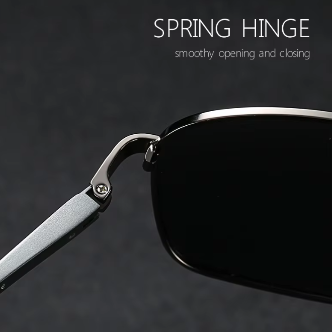 Aluminum Alloy Magnesium Optical Frame Polarized Mens Sunglasses