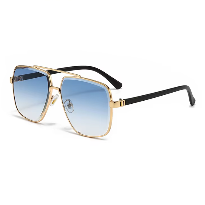 Metal Frame Anti Radiation Sunglasses for Men