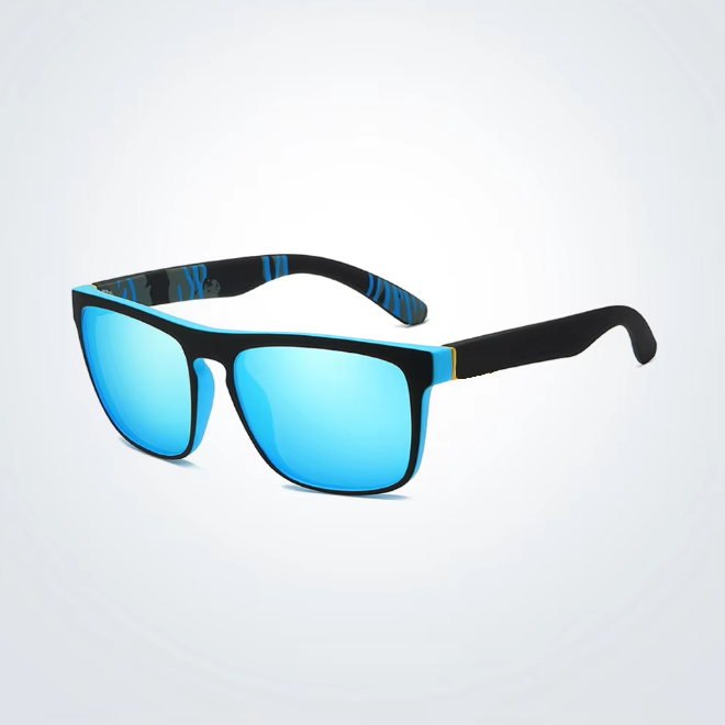 Classic Square Mens Sports Polarized Sunglasses